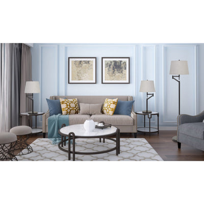 ##Antique Hardware## 3 PCS PACKAGE, 2 X SWING ARM TABLE LAMP AND 1X SWING ARM FLOOR LAMP ALL IN ONE BOX