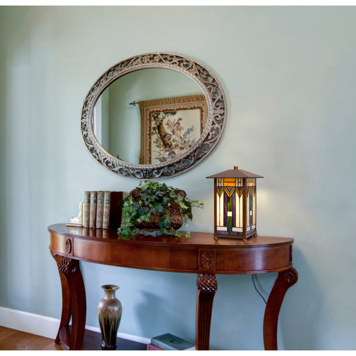 ##Antique Hardware## 25W TIFFANY ACCENT LAMP