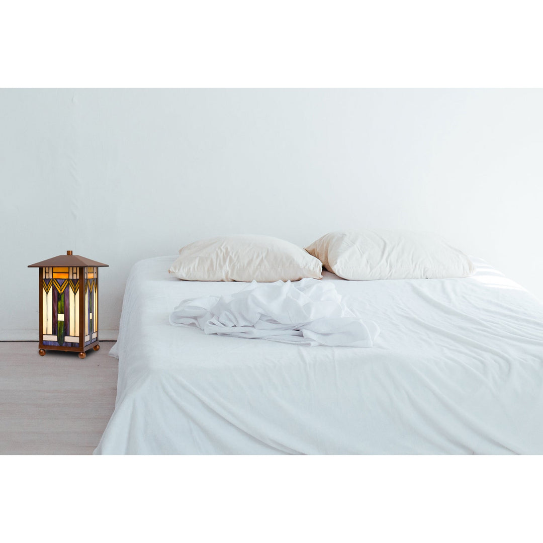 ##Antique Hardware## 25W TIFFANY ACCENT LAMP