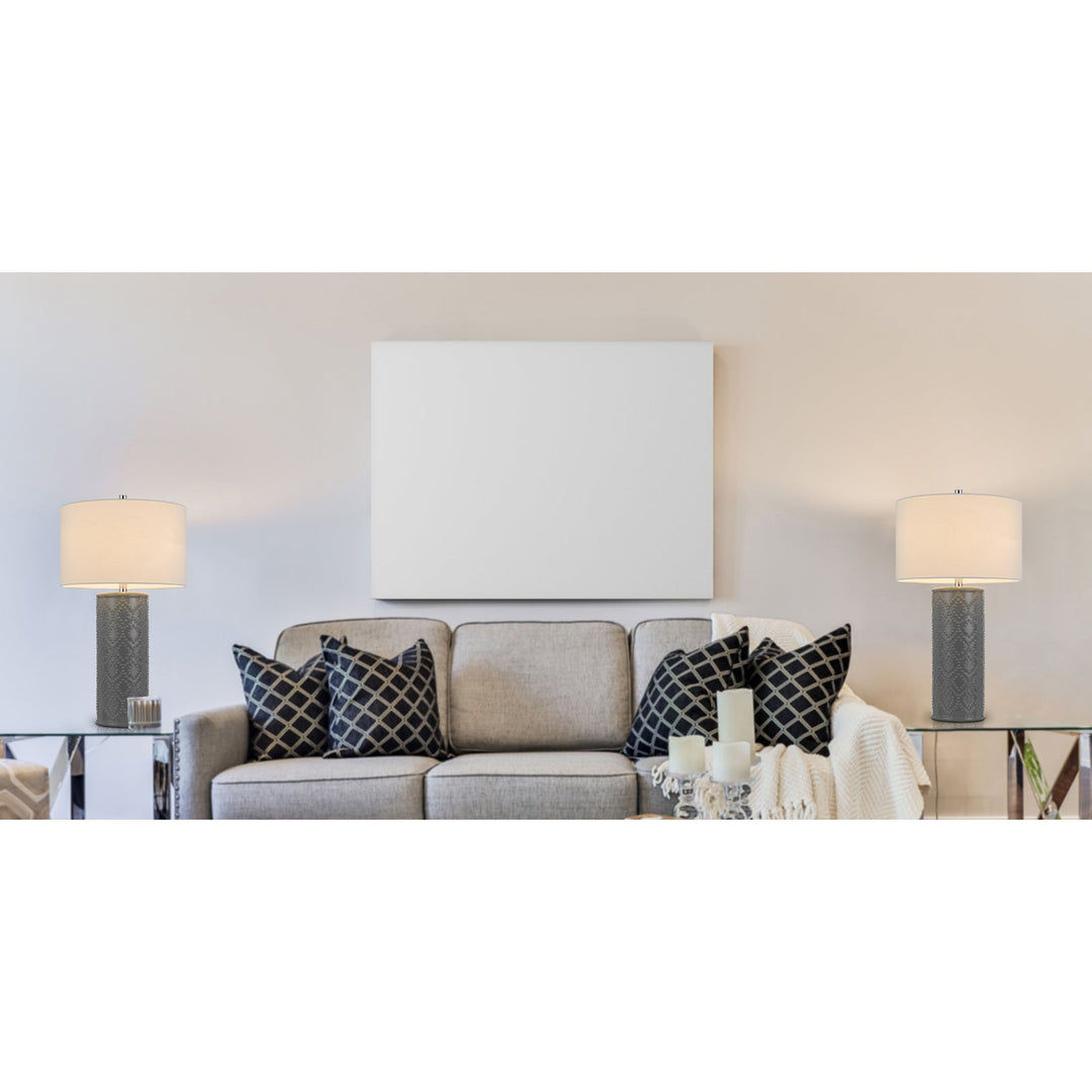 ##Antique Hardware## 150W 3 WAY CASTINE CERAMIC TABLE LAMP. PRICED AND SOLD AS PAIRS