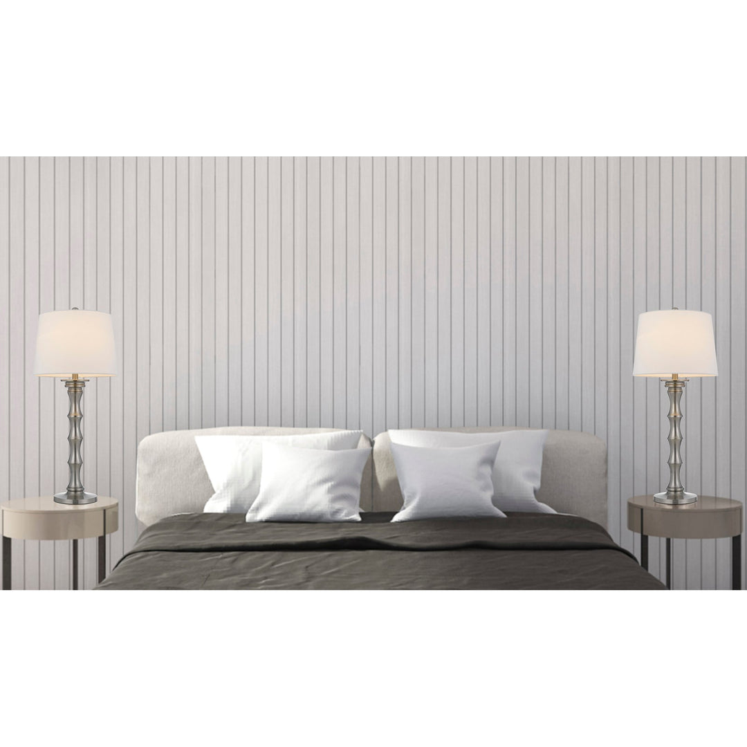 ##Antique Hardware## 150W 3 WAY ROCKLAND METAL TABLE LAMP. PRICED AND SOLD AS PAIRS