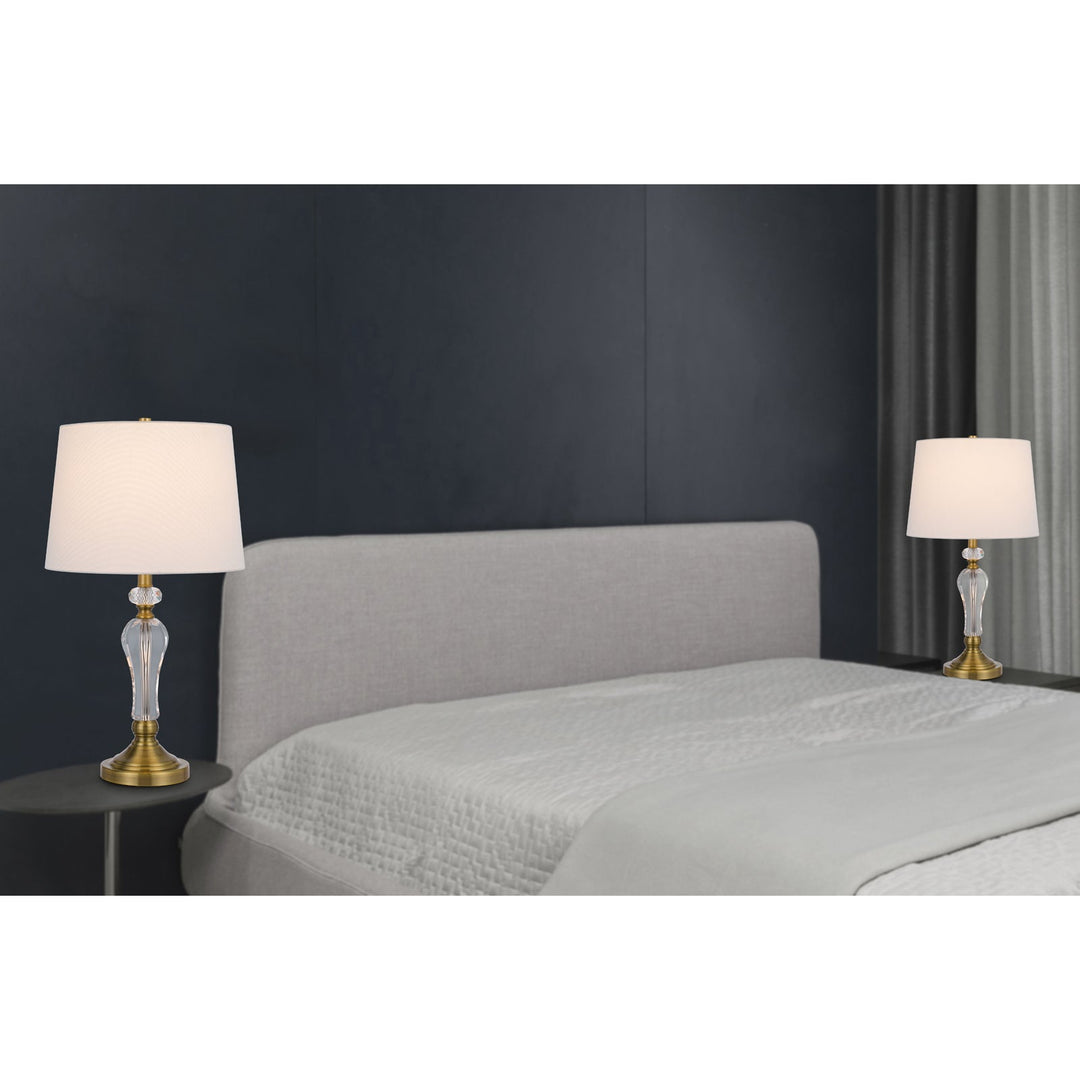 Antique Hardware 100W EASTHAM CRYSTAL TABLE LAMP - SOLD AND PRICED AS A PAIR Table Lamp