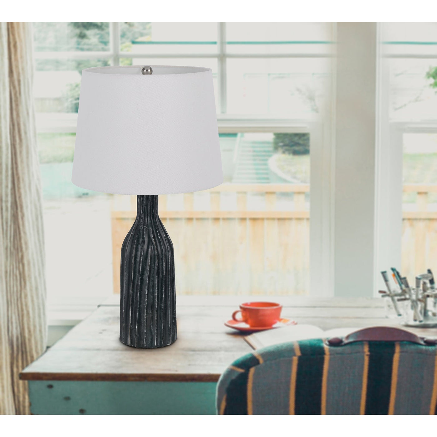 Antique Hardware 100W IRVINGTON CERAMIC TABLE LAMP. PRICED AND SOLD AS PAIRS Table Lamp