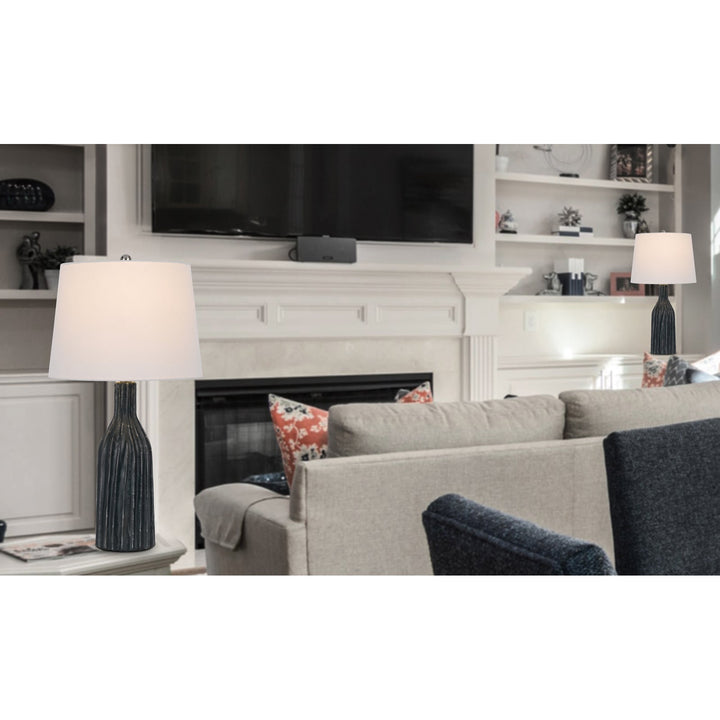 ##Antique Hardware## 100W IRVINGTON CERAMIC TABLE LAMP. PRICED AND SOLD AS PAIRS