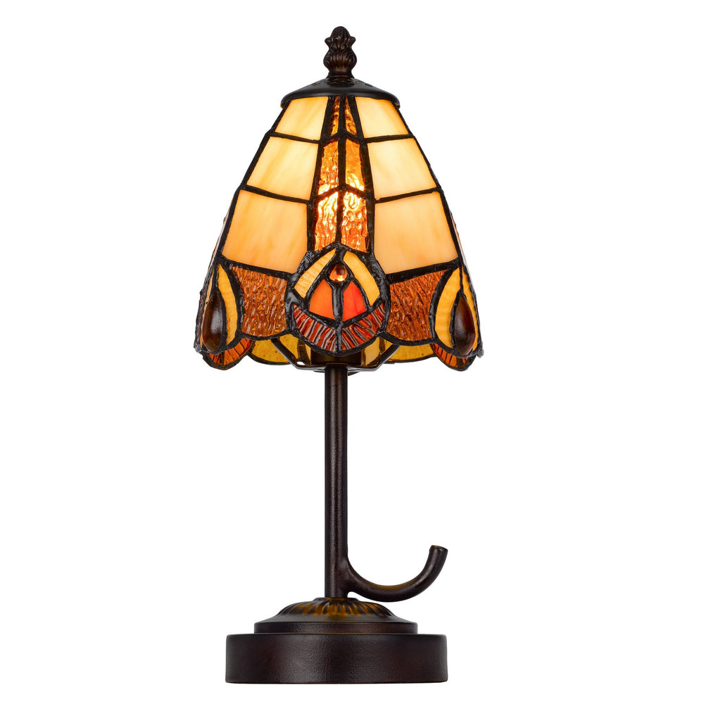 Antique Hardware 40W METAL/RESIN TIFFANY ACCENT LAMP WITH INLINE SWITCH Table Lamp
