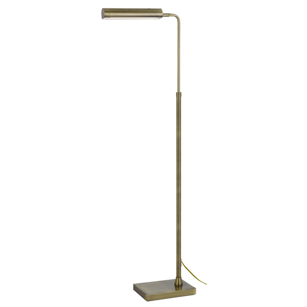 ##Antique Hardware## DELRAY 17W, 3000K NON DIMMABLE INTEGRATED LED METAL FLOOR LAMP WITH ADJUSTABLE HEIGHT