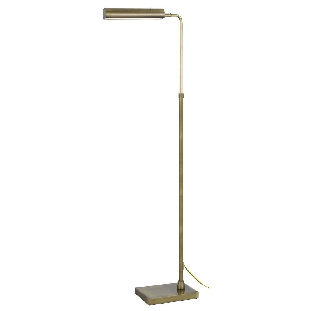 ##Antique Hardware## DELRAY 17W, 3000K NON DIMMABLE INTEGRATED LED METAL FLOOR LAMP WITH ADJUSTABLE HEIGHT