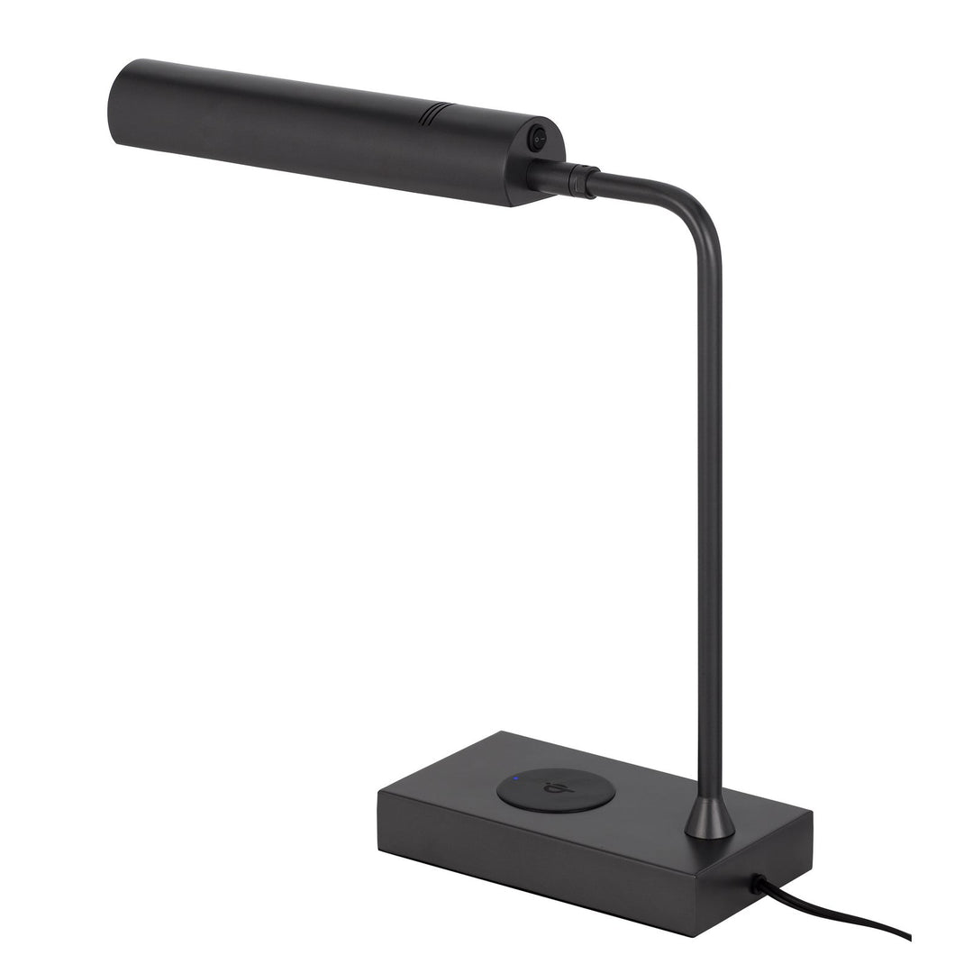##Antique Hardware## DELRAY 12W INTERGRATED LED METAL DESK LAMP WITH WIRELESS CHARGING PORT