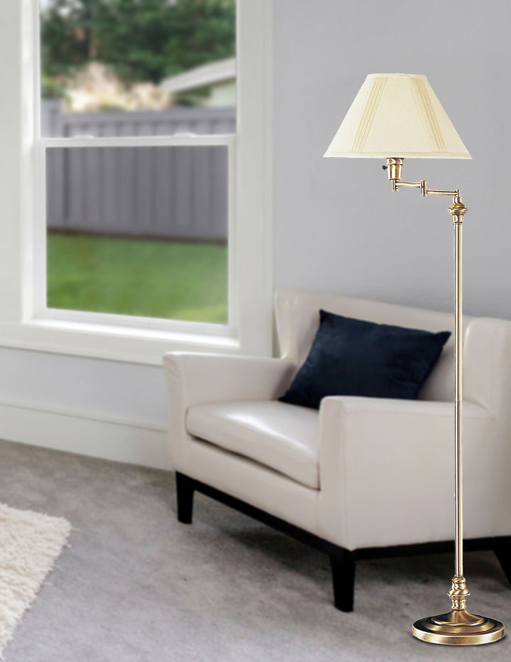 ##Antique Hardware## 150W 3 WAY SWING ARM FLOOR LAMP
