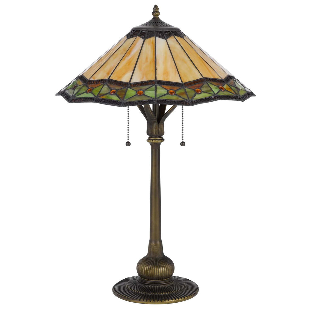 Antique Hardware 60W X 2 ARMSCROFT TIFFANY TABLE LAMP Table Lamp