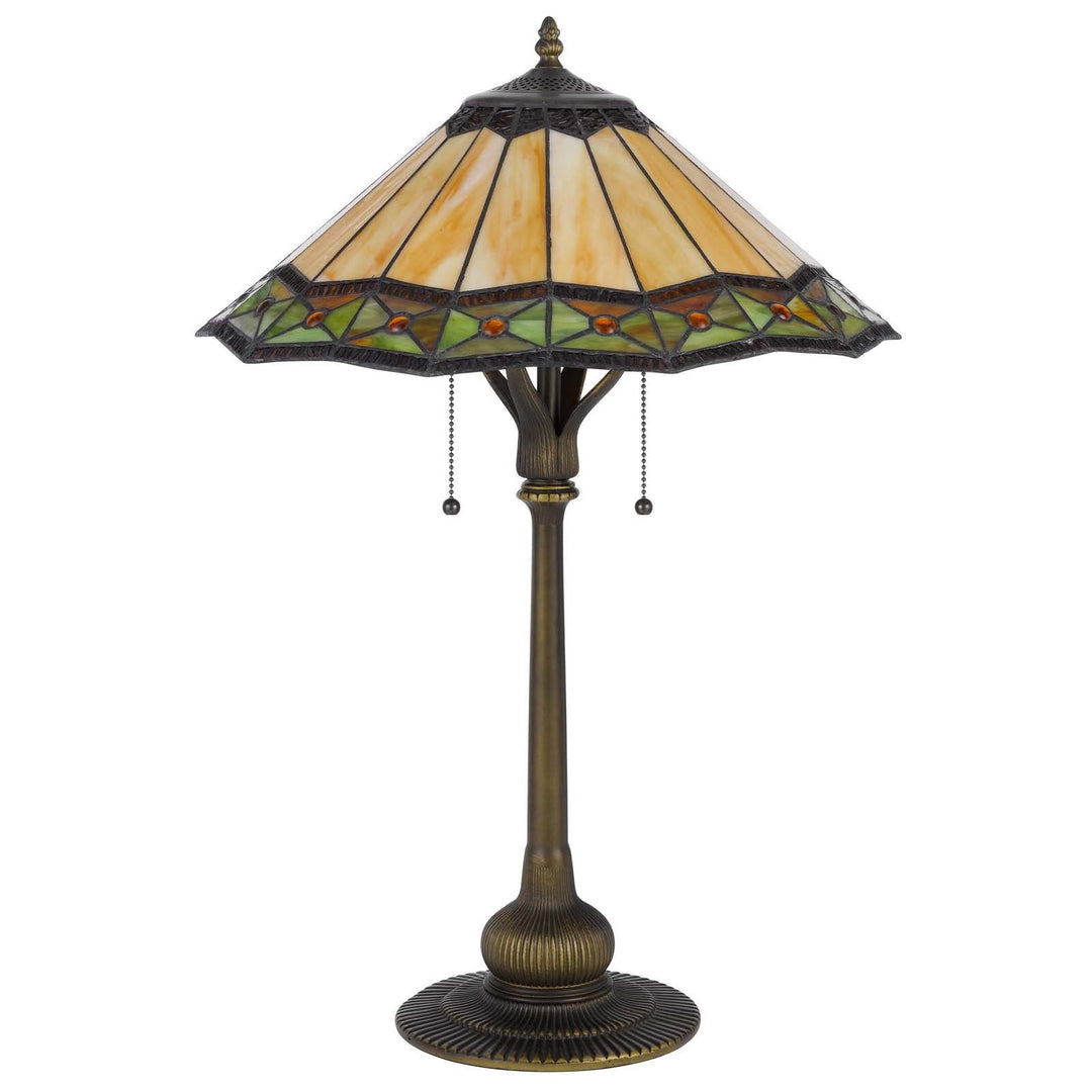 Antique Hardware 60W X 2 ARMSCROFT TIFFANY TABLE LAMP Table Lamp
