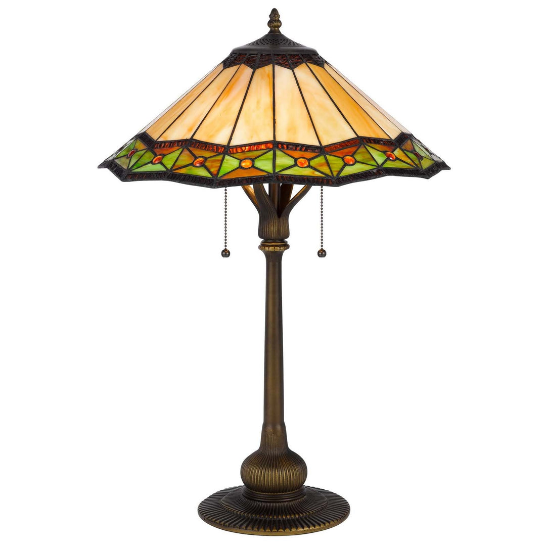 Antique Hardware 60W X 2 ARMSCROFT TIFFANY TABLE LAMP Table Lamp