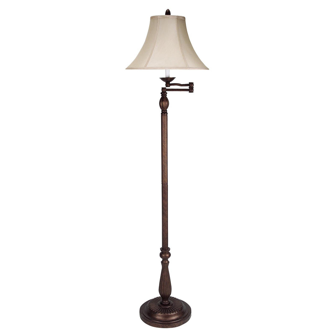 ##Antique Hardware## 150W 3 WAY SWING ARM FLOOR LAMP