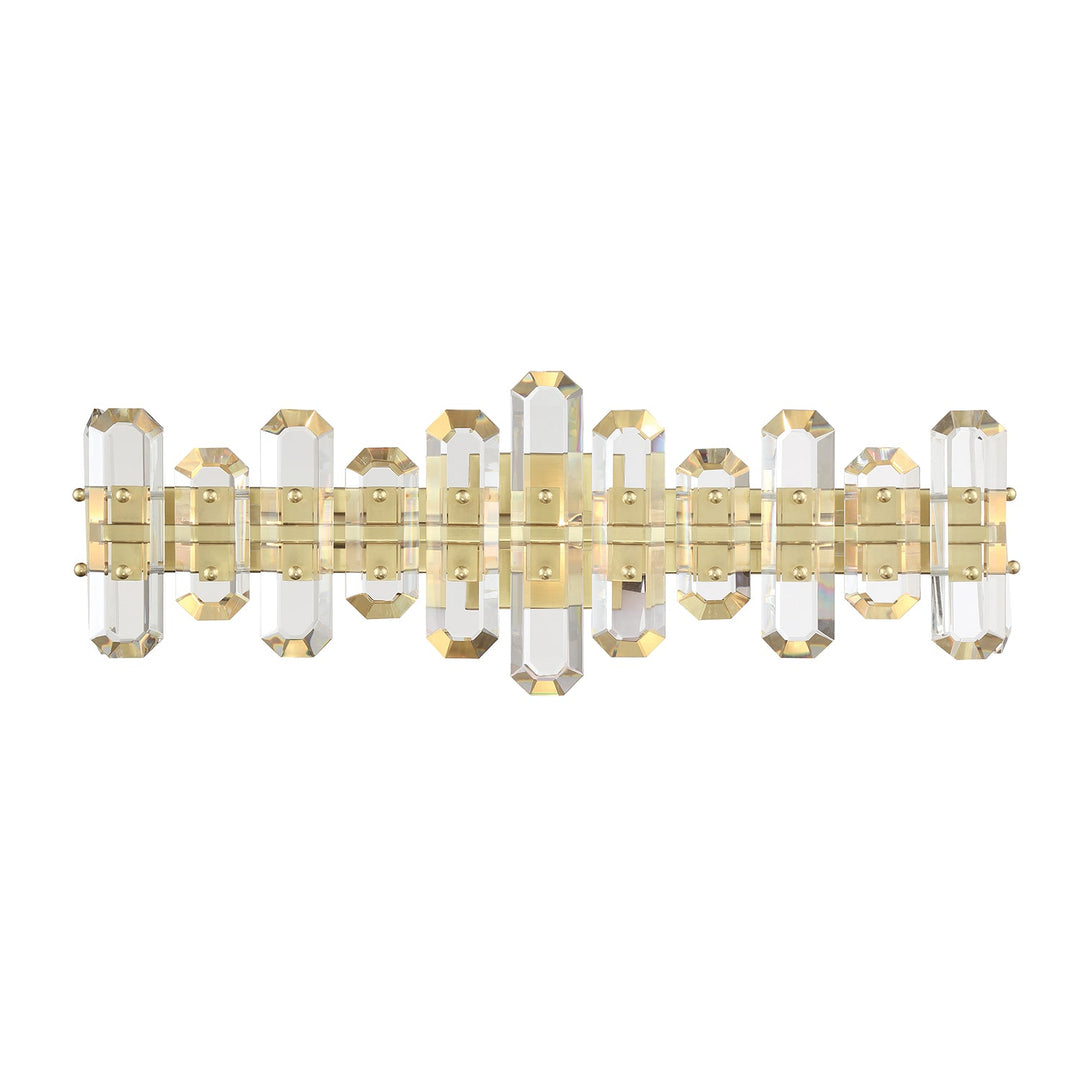 ##Antique Hardware## Bolton 3 Light Aged Brass Bathroom Vanity