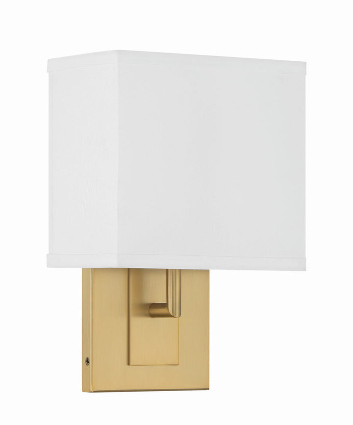 ##Antique Hardware## Brent 1 Light Vibrant Gold Sconce