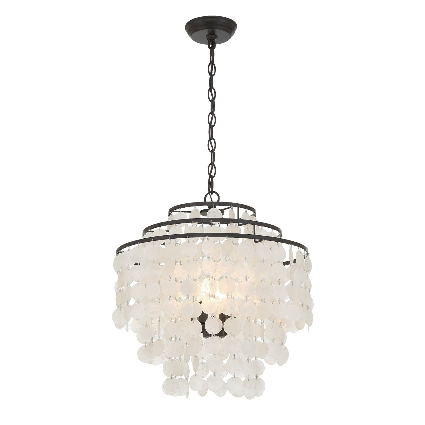 ##Antique Hardware## Brielle 4 Light Dark Bronze Chandelier