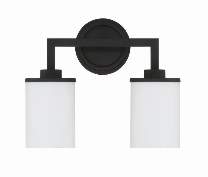 ##Antique Hardware## Bryant 2 Light Black Forged Sconce