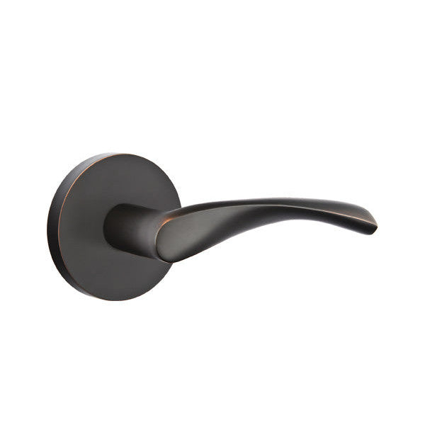 ##Antique Hardware## Emtek Solid Brass Triton Lever With Disk Rosette (Several Finish Options)