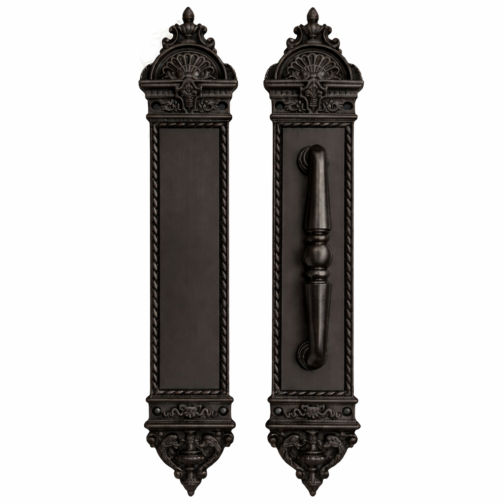 16 1/4 Inch L'Enfant Style Door Pull & Push Plate Set (Several Finishes Available)