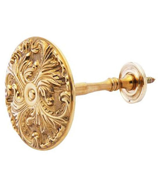 ##Antique Hardware## Solid Brass Baroque Curtain Tie Back (Several Finishes Available)