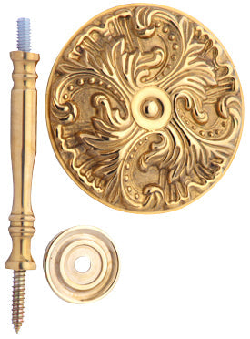 ##Antique Hardware## Solid Brass Baroque Curtain Tie Back (Several Finishes Available)