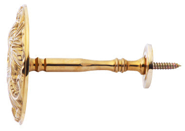 ##Antique Hardware## Solid Brass Baroque Curtain Tie Back (Several Finishes Available)