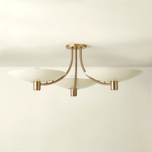 ##Antique Hardware## Wolfe Semi Flush