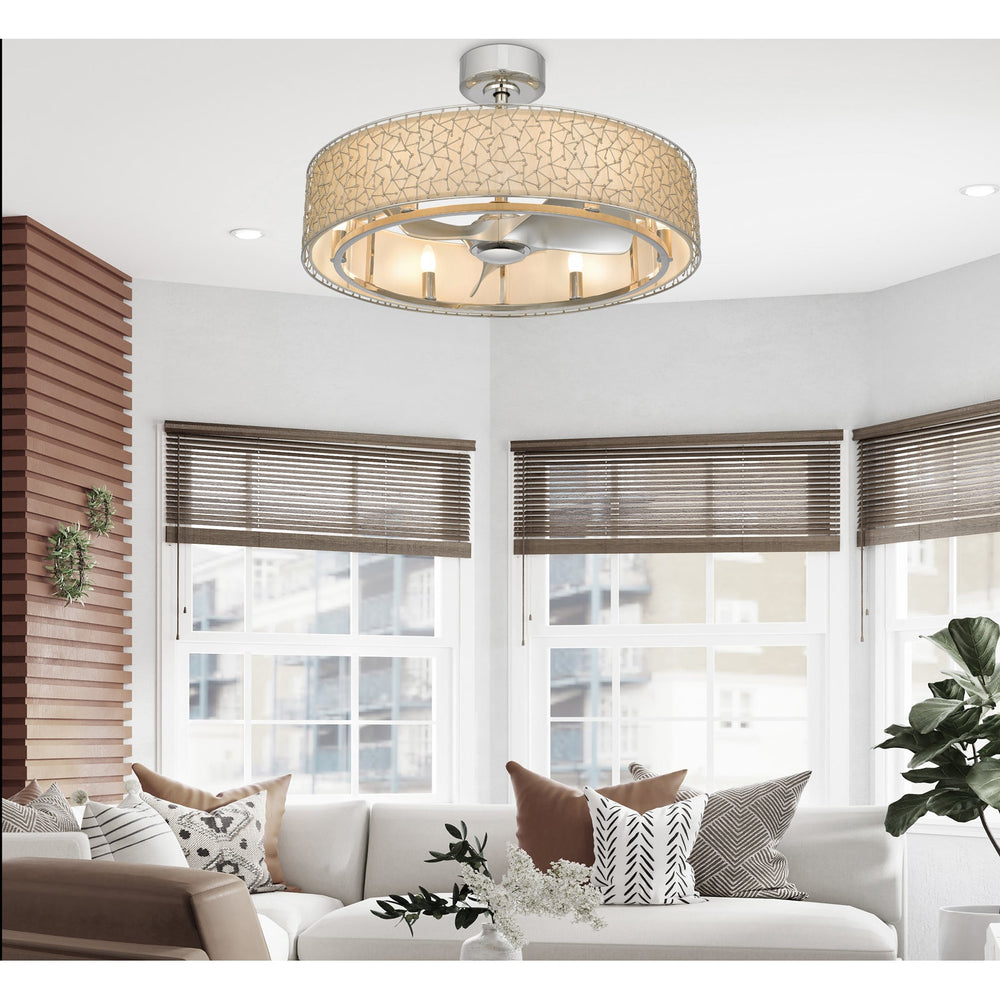 ##Antique Hardware## Ultra Quiet 6 Speed Dimmable Breezy Meadow Ceiling Fan