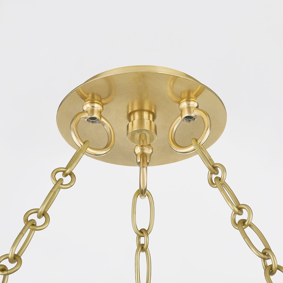 ##Antique Hardware## Citrine Chandelier