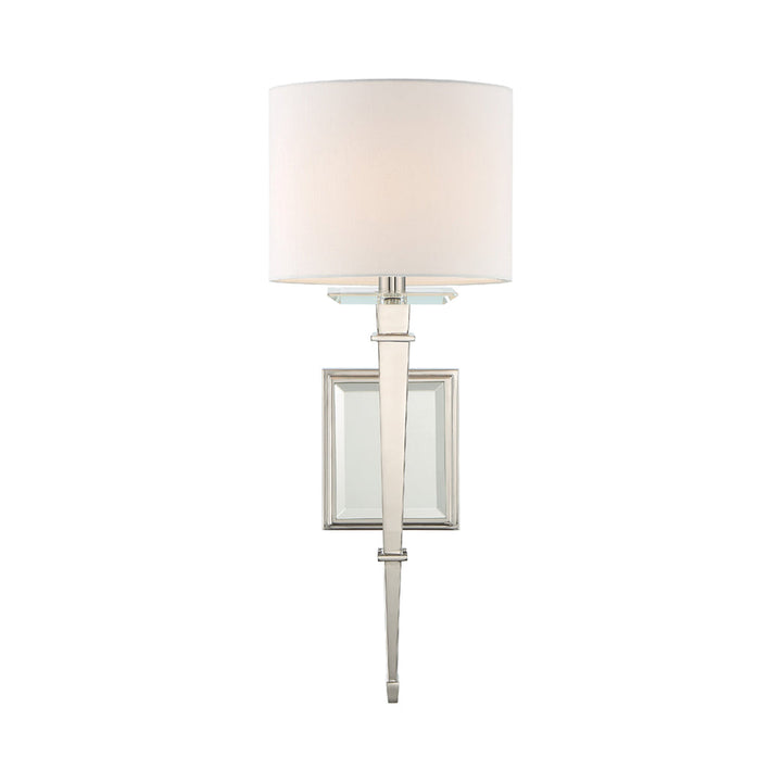 ##Antique Hardware## Clifton 1 Light Aged Brass Sconce