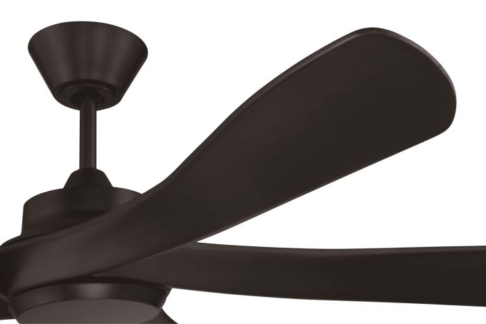 Antique Hardware 52" Captivate Indoor/Outdoor (Damp) in Flat Black w/ Flat Black Blades Ceiling Fan