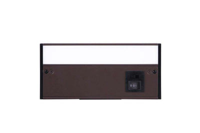 ##Antique Hardware## 8" Under Cabinet LED Light Bar in Bronze (3-in-1 Adjustable Color Temperature)