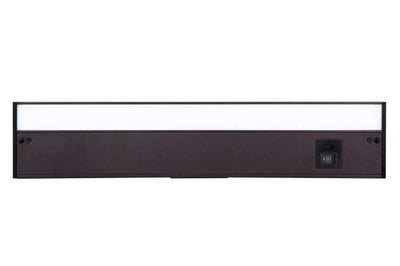 ##Antique Hardware## 8" Under Cabinet LED Light Bar in Bronze (3-in-1 Adjustable Color Temperature)