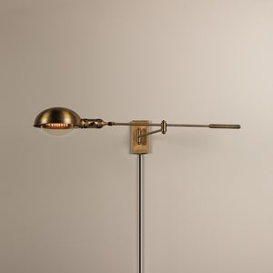 ##Antique Hardware## Cannon Plug-In Sconce