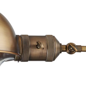 ##Antique Hardware## Cannon Plug-In Sconce