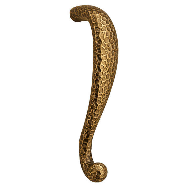 8 1/4 Inch Solid Brass Arts & Crafts Style Door Pull (Several Finishes Available)
