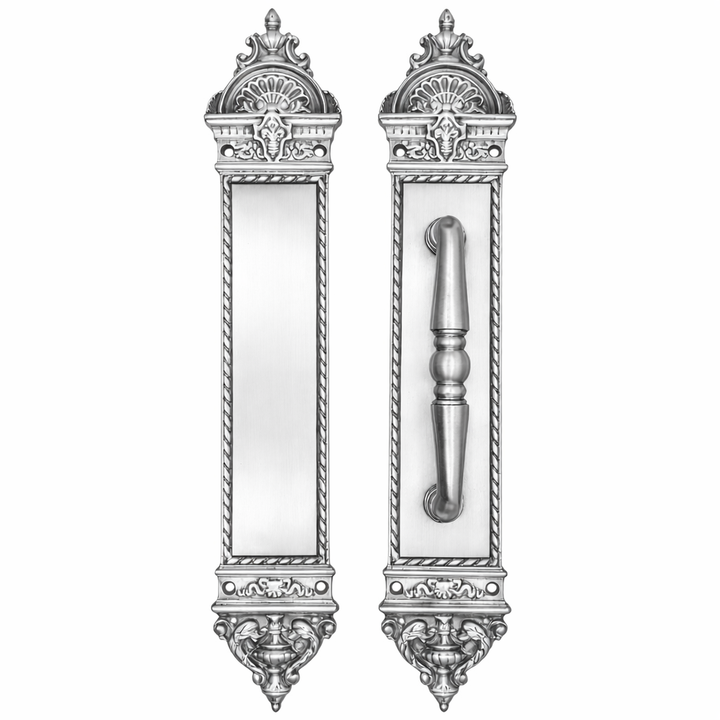 16 1/4 Inch L'Enfant Style Door Pull & Push Plate Set (Several Finishes Available)