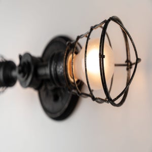 ##Antique Hardware## Conduit Wall Sconce