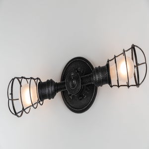 ##Antique Hardware## Conduit Wall Sconce