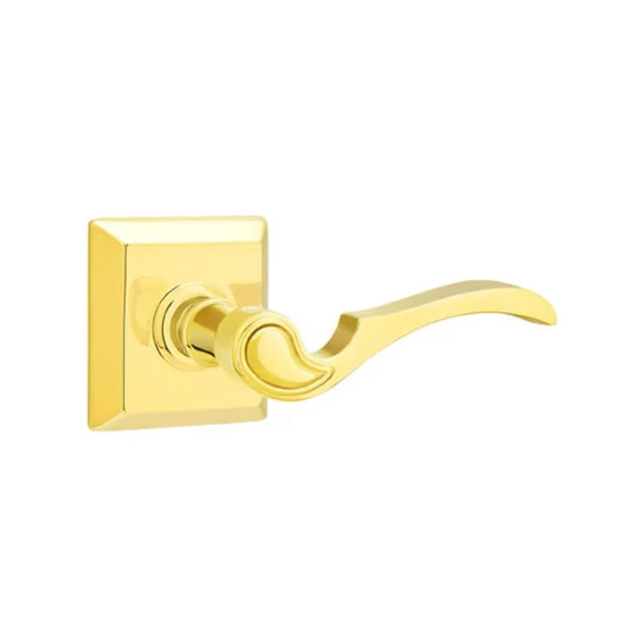 Emtek Solid Brass Coventry Lever With Quincy Rosette (Several Finishes Available)