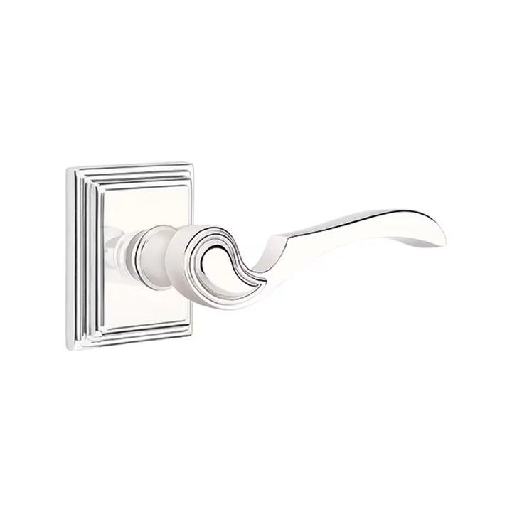 Emtek Solid Brass Coventry Lever With Wilshire Rosette (Several Finishes Available)