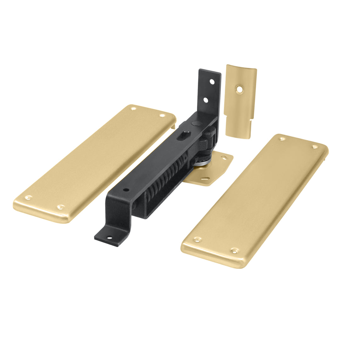 Double Action Solid Brass Spring Hinge (Several Finishes Available)