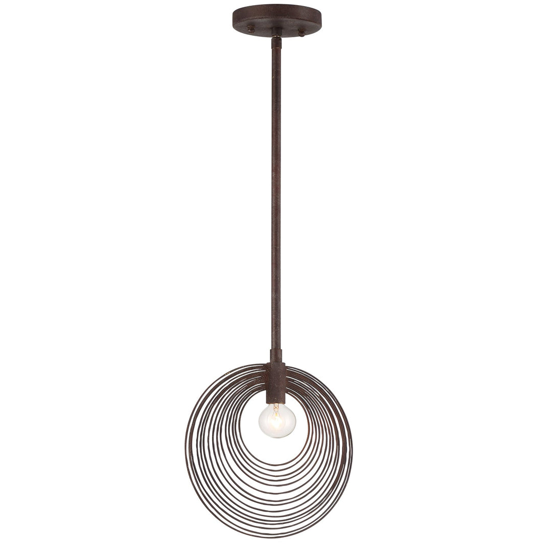##Antique Hardware## Doral 1 Light Forged Bronze Mini Pendant