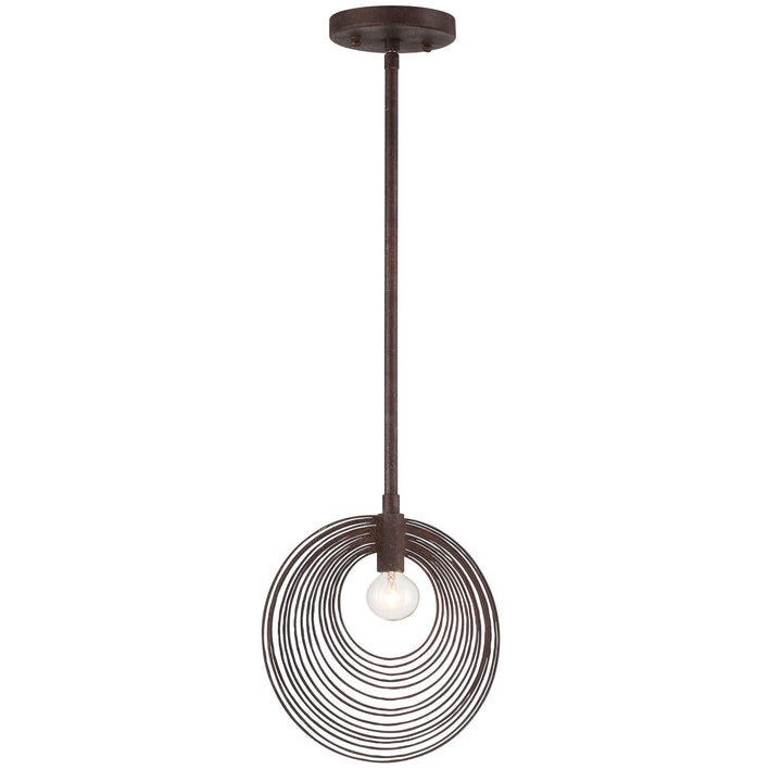 ##Antique Hardware## Doral 1 Light Forged Bronze Mini Pendant