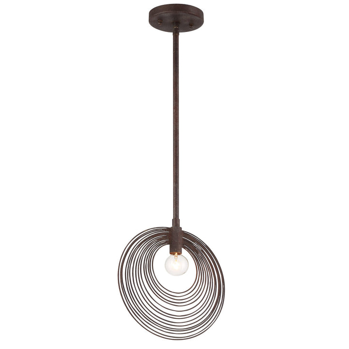 ##Antique Hardware## Doral 1 Light Forged Bronze Mini Pendant