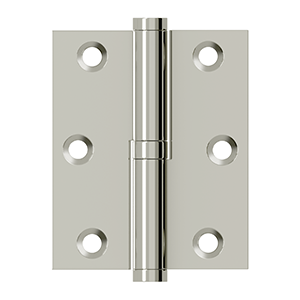 3 Inch x 2 1/2 Inch Solid Brass Lift-Off Hinge (Several Finishes Available)