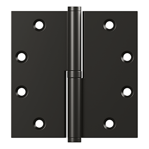 4 1/2 Inch x 4 1/2 Inch Solid Brass Lift-Off Hinge (Several Finishes Available)