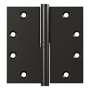 4 1/2 Inch x 4 1/2 Inch Solid Brass Lift-Off Hinge (Several Finishes Available)