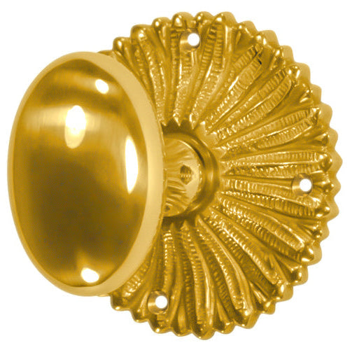 French Provincial Rosette Door Set with Egg Door Knobs (Several Finishes Available)