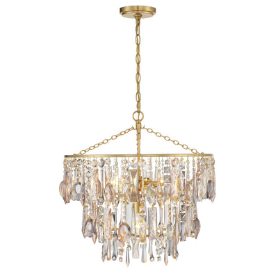 ##Antique Hardware## Elsa 3 Light Antique Gold Chandelier